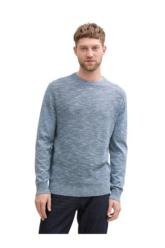 TOM TAILOR Strickpullover blau