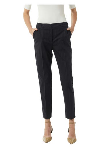 COMMA, Stoffhose dunkelblau