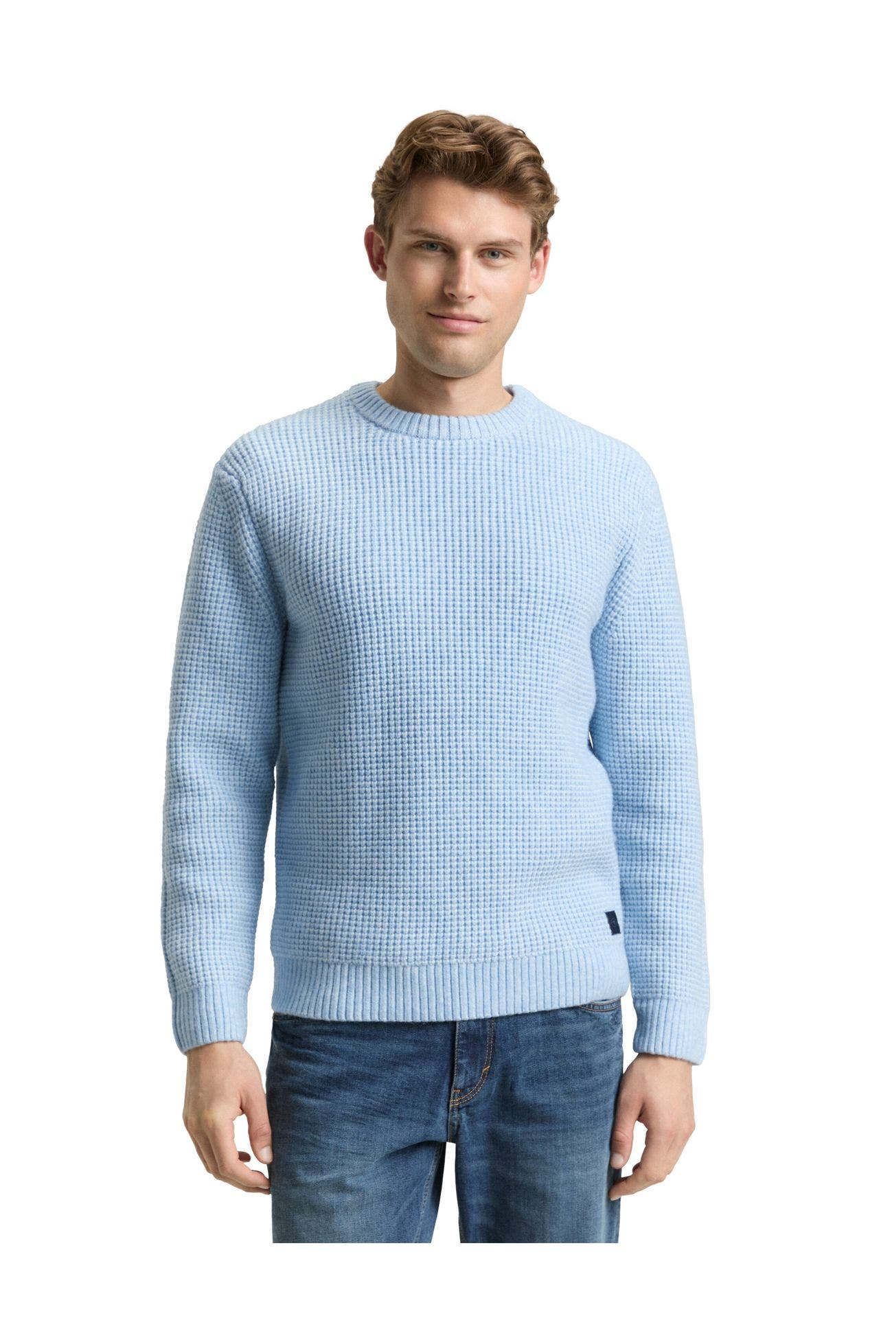 TOM TAILOR Strickpullover hellblau, Bild 1