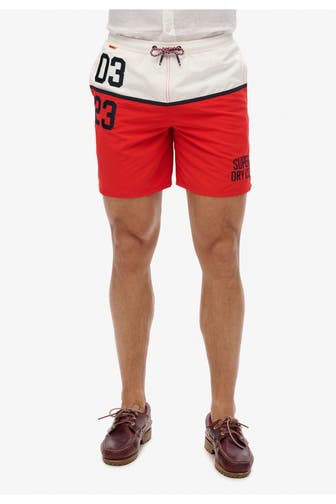 SUPERDRY Badeshorts mehrfarbig