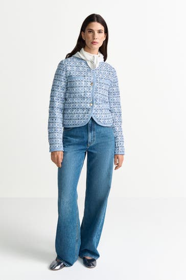 RICH & ROYAL Bouclé-Jacke mehrfarbig