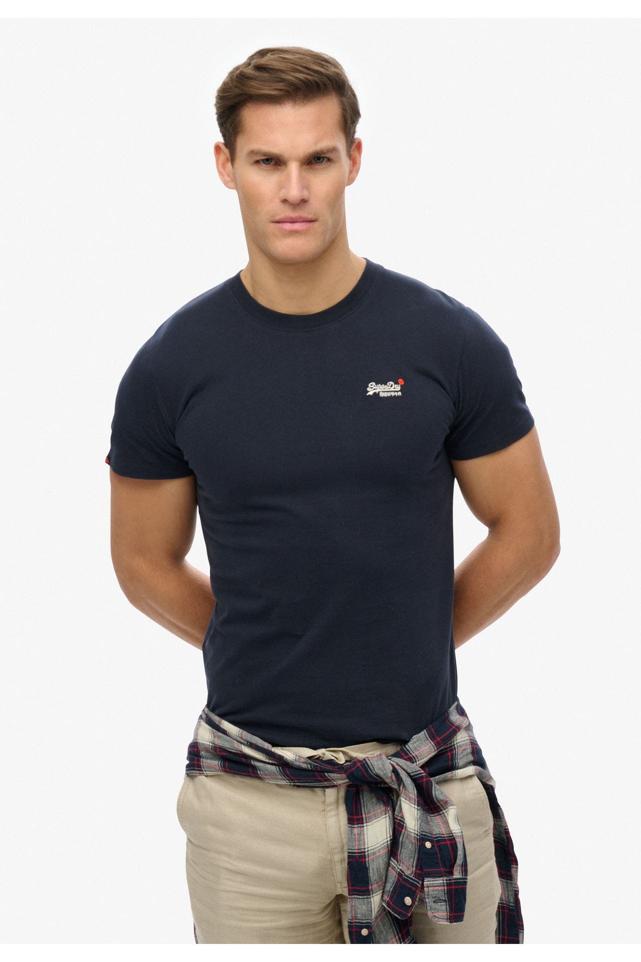 SUPERDRY T-Shirt 'Essential Contrast' navy, Bild 1