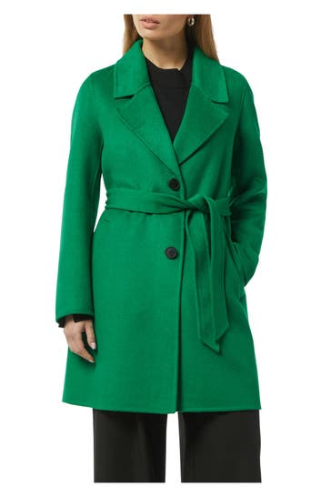 COMMA, Wollmix-Mantel grün