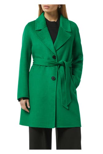 COMMA, Wollmix-Mantel grün