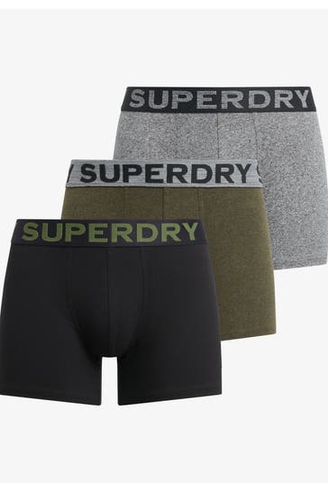 SUPERDRY 3er-Pack Boxer Trunks mehrfarbig
