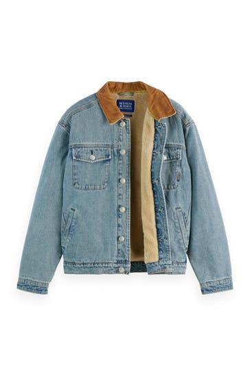 SCOTCH & SODA Jeansjacke hellblau