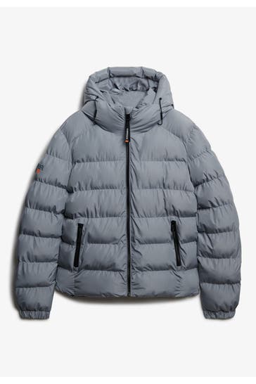 SUPERDRY Steppjacke steingrau