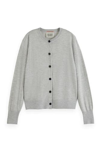 SCOTCH & SODA Strickjacke hellgrau
