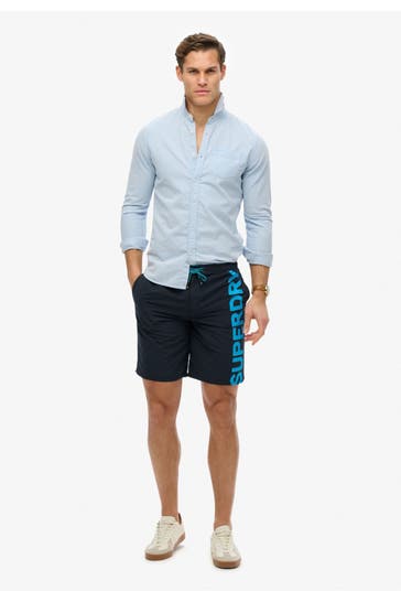 SUPERDRY Badeshorts navy