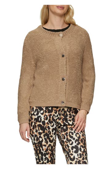 S.OLIVER BLACK LABEL Teddyfell-Jacke hellbraun