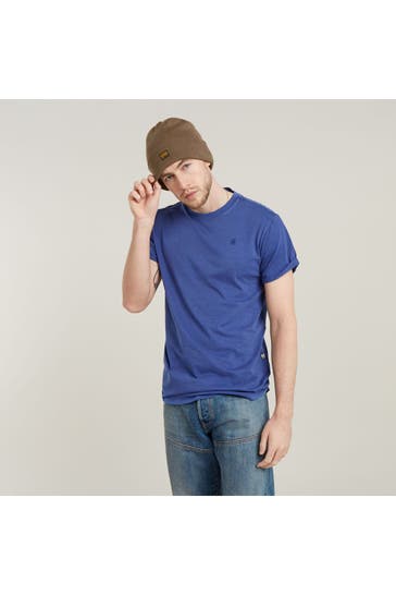 G-STAR T-Shirt azurblau