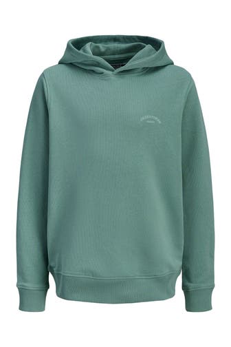 JACK & JONES Hoodie azurblau