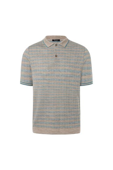 MAERZ MUENCHEN Polo-Shirt gemustert