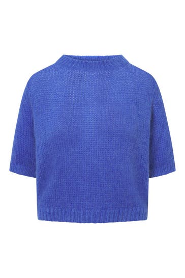 JOOP! Wollmix-Shirt 'Kima' blau