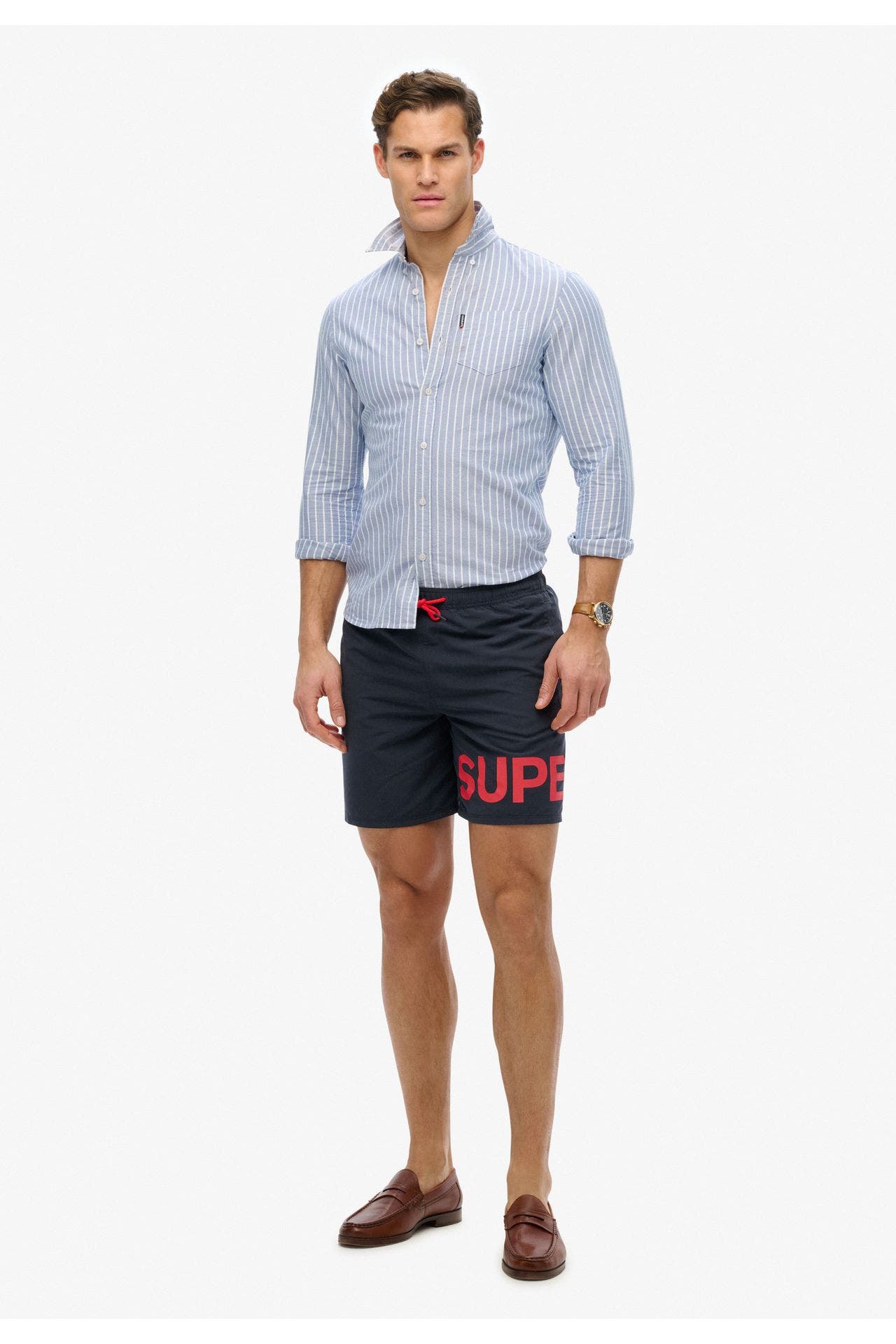SUPERDRY Badeshorts navy, Bild 1