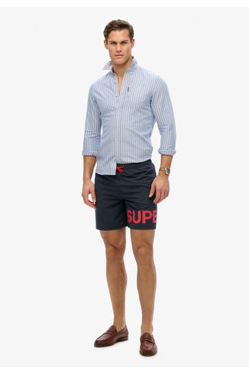 SUPERDRY Badeshorts navy