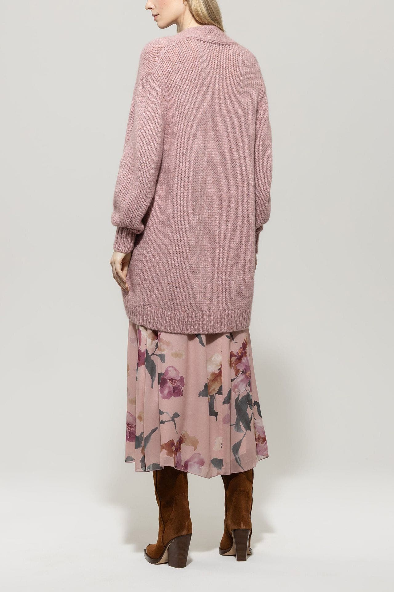 LUISA CERANO Strickjacke altrosa, Bild 1