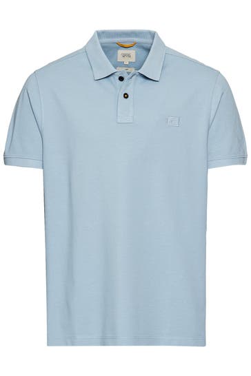 CAMEL ACTIVE Polo-Shirt taubenblau