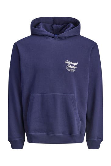 JACK & JONES Hoodie dunkelblau