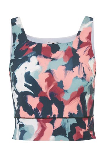 VENICE BEACH Crop Top gemustert