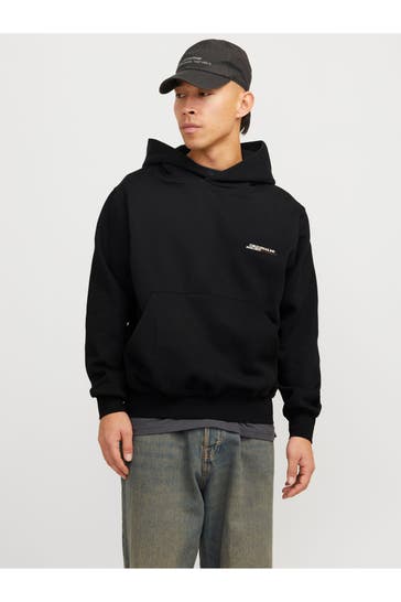JACK & JONES Hoodie schwarz