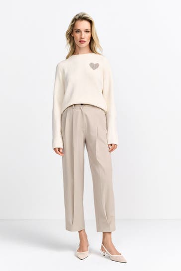 RICH & ROYAL Strickpullover ecru