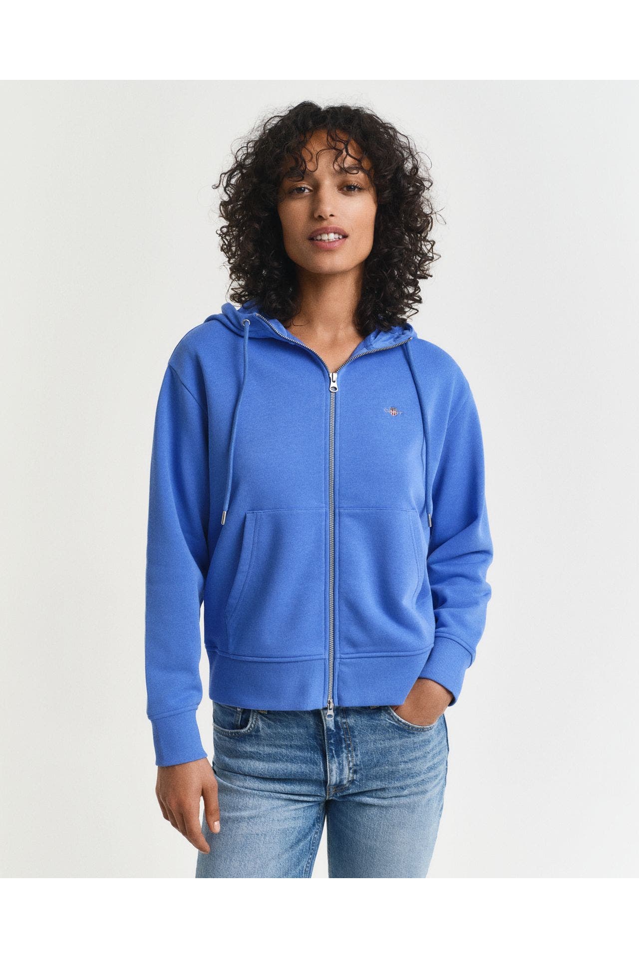 GANT Sweatjacke azurblau, Bild 1
