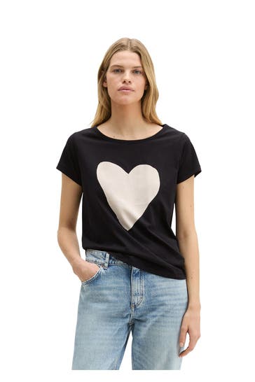 MARC O'POLO T-Shirt schwarz