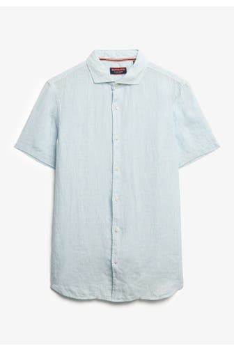 SUPERDRY Leinenhemd 'Vacation' Regular Fit