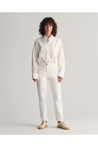 GANT Chino weiß Slim