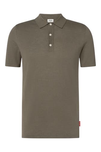 JOOP! Strick-Polo 'Bastio' graugrün