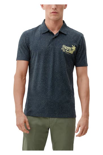 S.OLIVER Polo-Shirt graublau