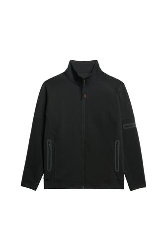 SUPERDRY Sweatjacke schwarz