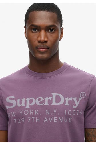 SUPERDRY T-Shirt pflaume
