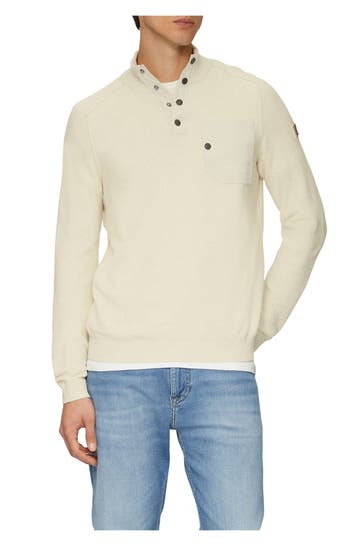 S.OLIVER Strickpullover creme