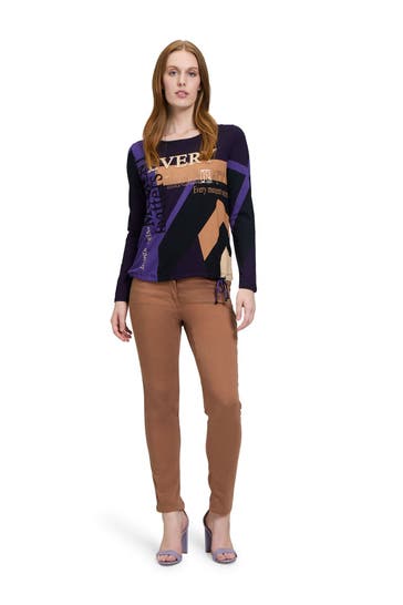 BETTY BARCLAY Longsleeve gemustert