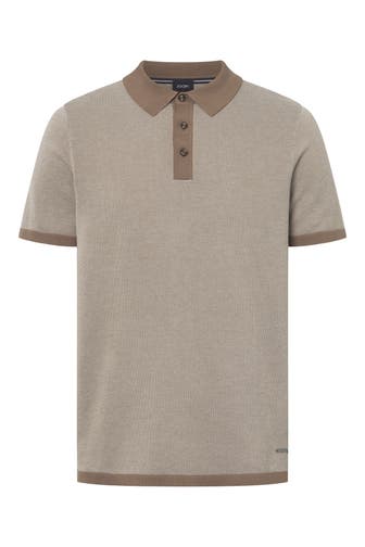 JOOP! Strickpolo zweifarbig