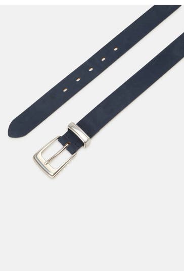 LLOYD BELTS Leder-Gürtel dunkelblau
