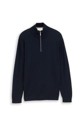 TOM TAILOR Strick-Troyer dunkelblau