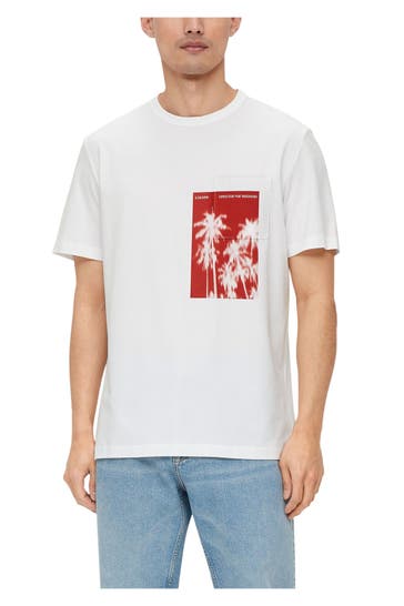 S.OLIVER T-Shirt weiß