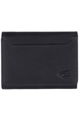 CAMEL ACTIVE Ledergeldbörse 'Ocean' schwarz