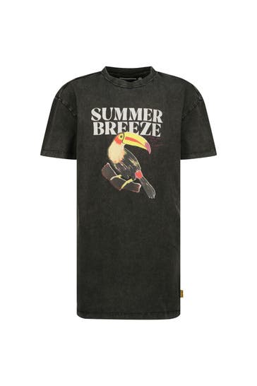 VINGINO Jerseykleid 'Panoek' schwarzgrau