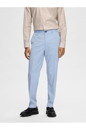SELECTED Business-Hose hellblau