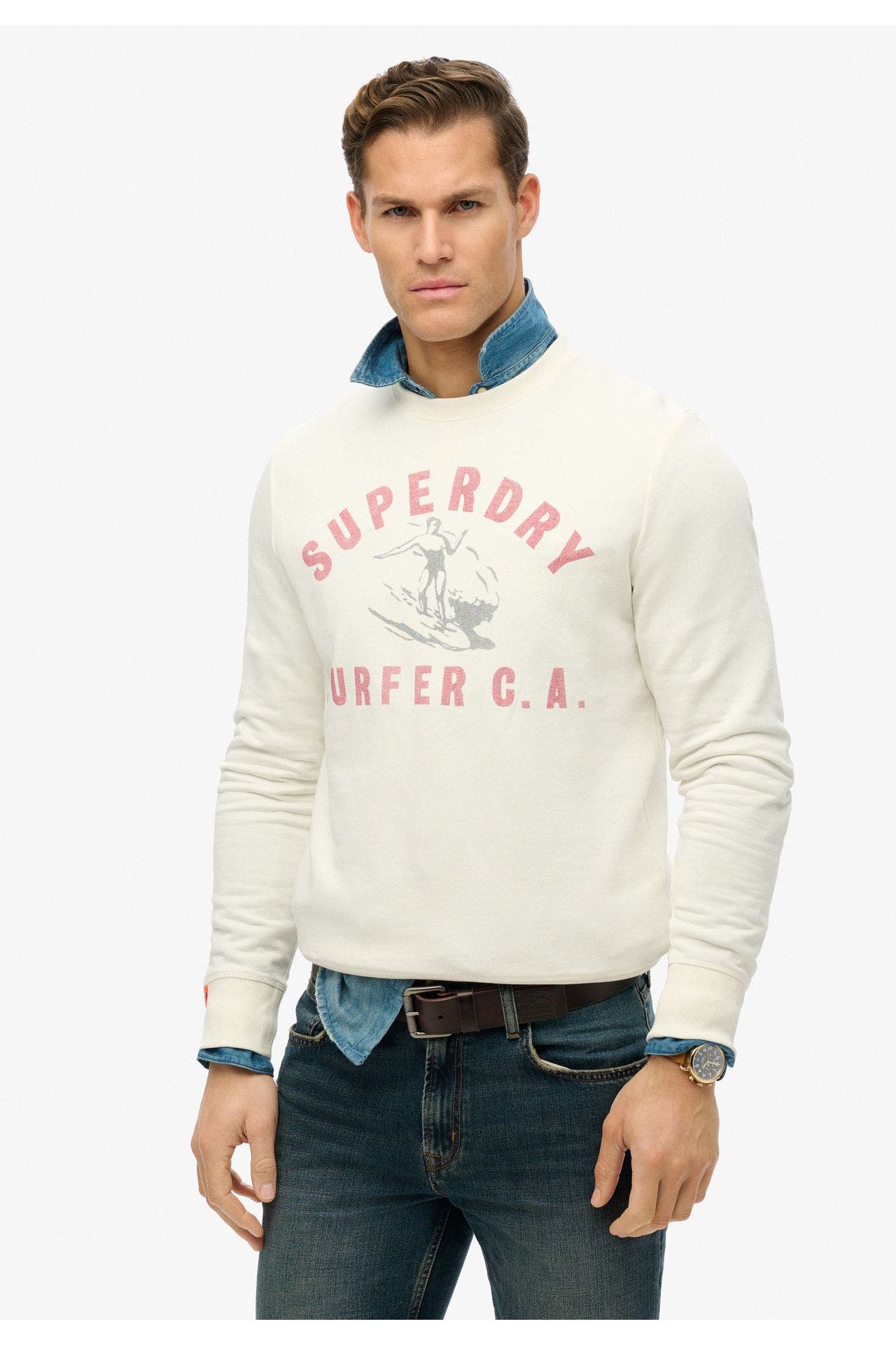 SUPERDRY Sweatshirt ecru, Bild 1
