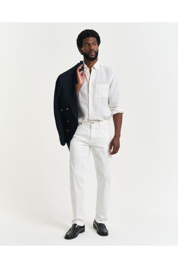 GANT Jeans weiß straight