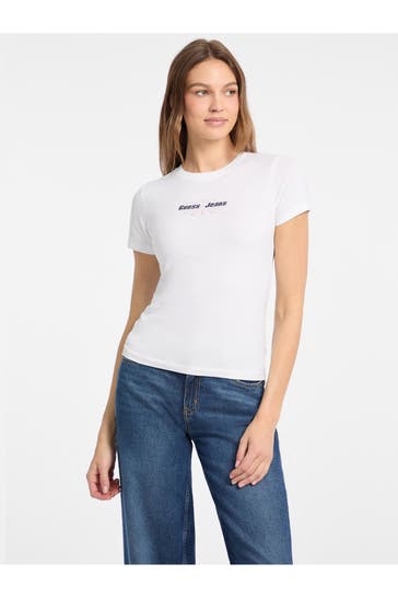 GUESS T-Shirt weiß