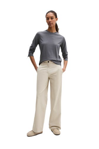 MARC O'POLO Langarmshirt graublau