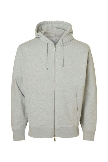 SELECTED Sweatjacke grau