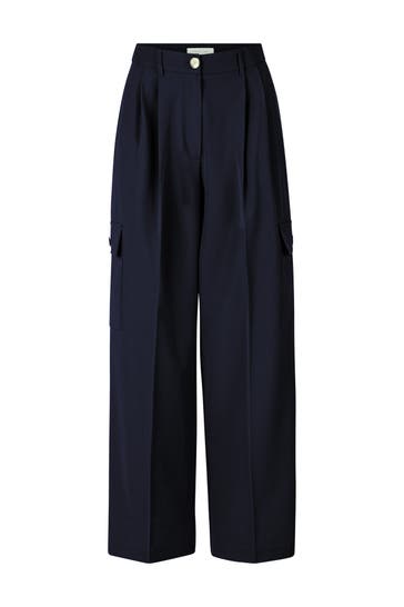 RICH & ROYAL Stoffhose dunkelblau