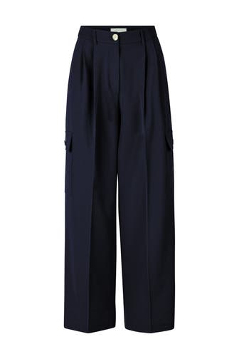 RICH & ROYAL Stoffhose dunkelblau